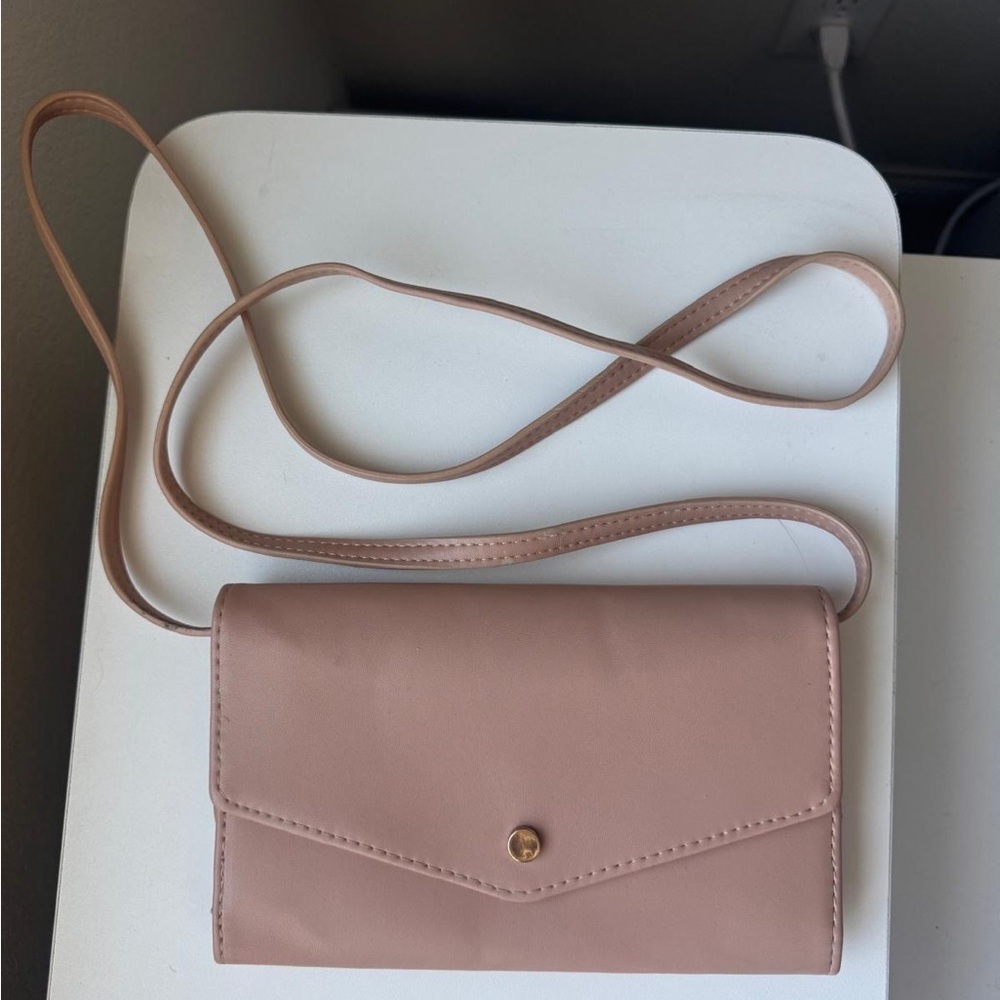 Elegant Pink Crossbody Bag
